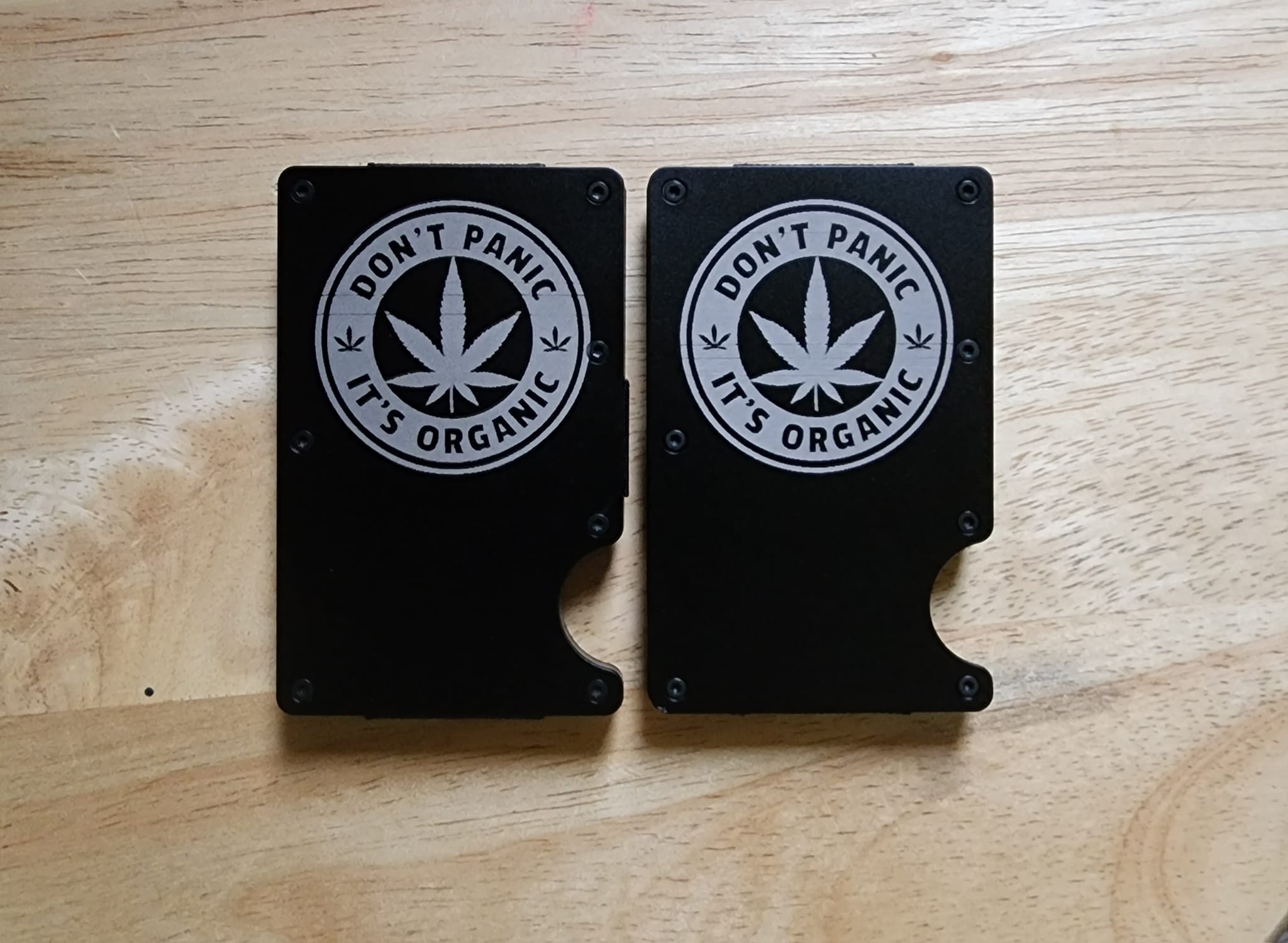 Custom engraved black accessories