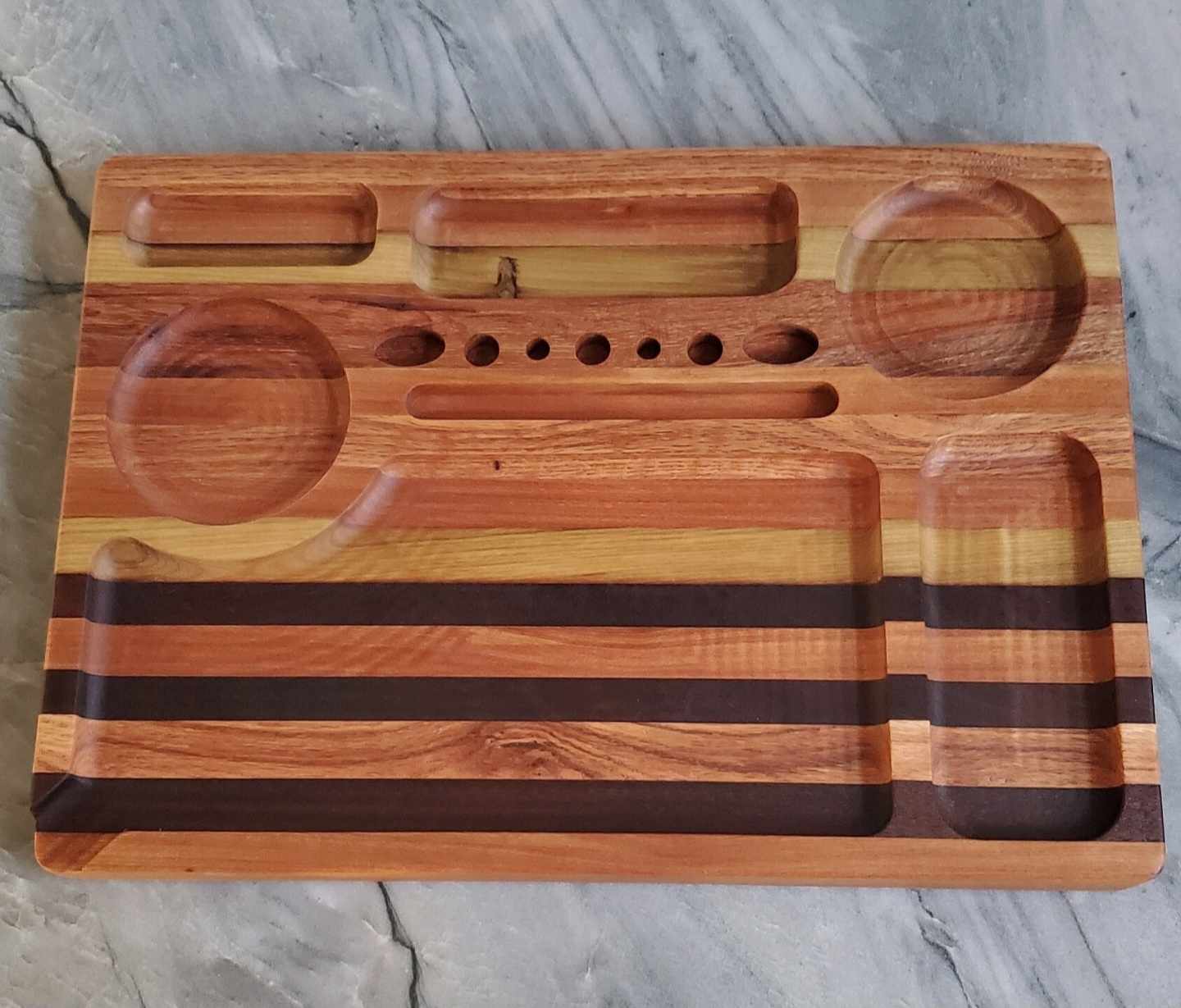 Wooden serving tray